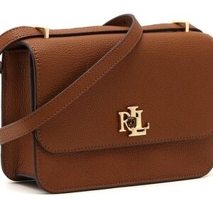 Ralph Lauren Brown Leather Shoulder Bag